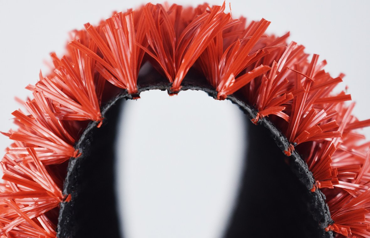 20MM RED COLOR GOOD PRICE PADDLE GRASS